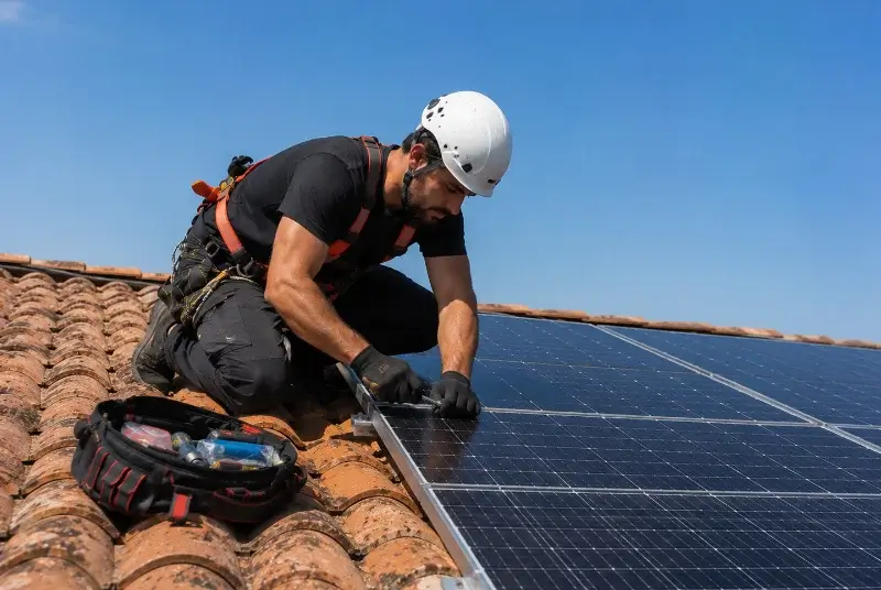 Maintenance et monitoring de panneaux solaires à Puget-Ville